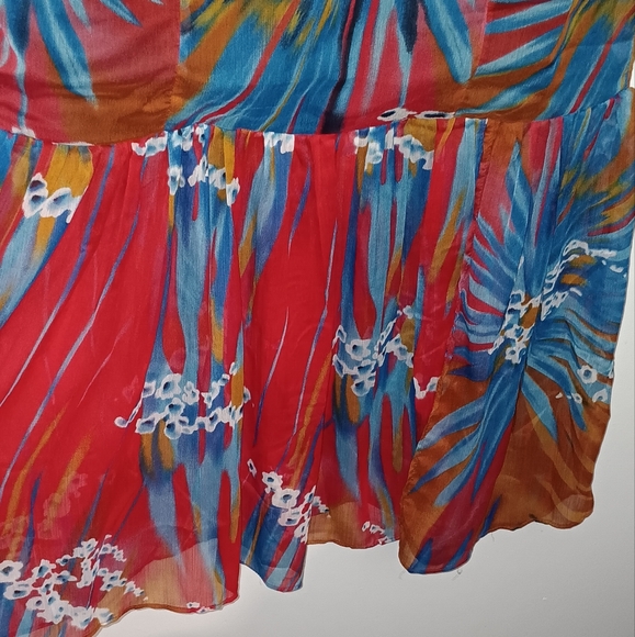 Walter Baker Danielle On/Off the Shoulder Maxi Dress, Color Rio Palm, Si… - Picture 5 of 8